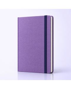 Violet Linen Notebook